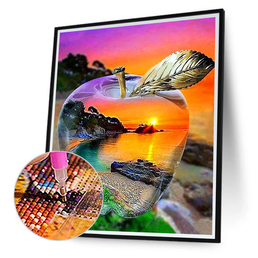 Beach Sunset Sunset - Full Round Drill Diamond Painting 40*50CM