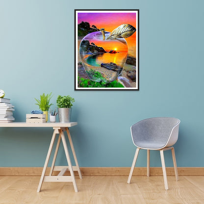 Beach Sunset Sunset - Full Round Drill Diamond Painting 40*50CM