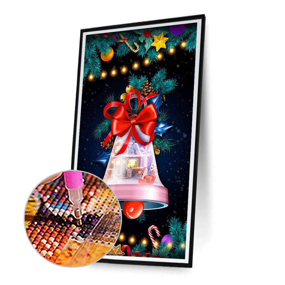 Christmas Bells 40*70CM(Canvas) Full Round Drill Diamond Painting