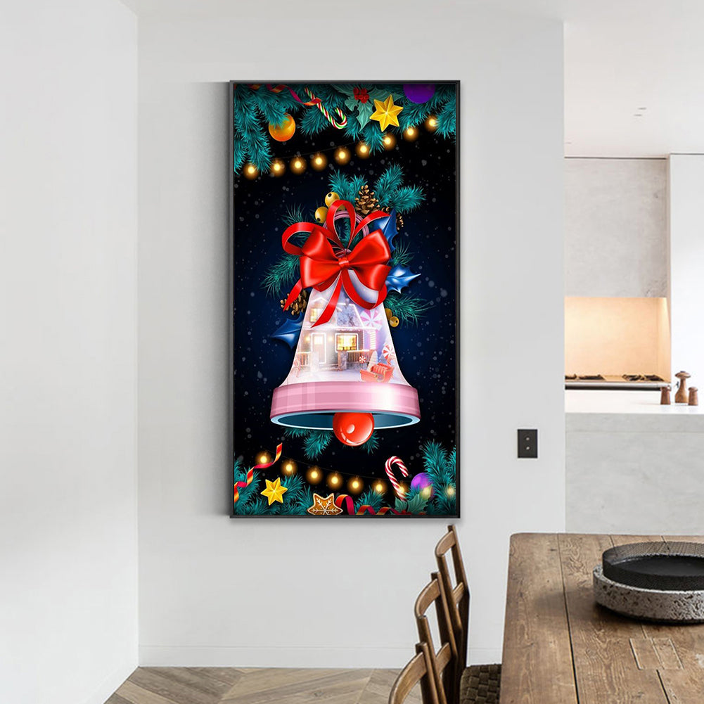 Christmas Bells 40*70CM(Canvas) Full Round Drill Diamond Painting