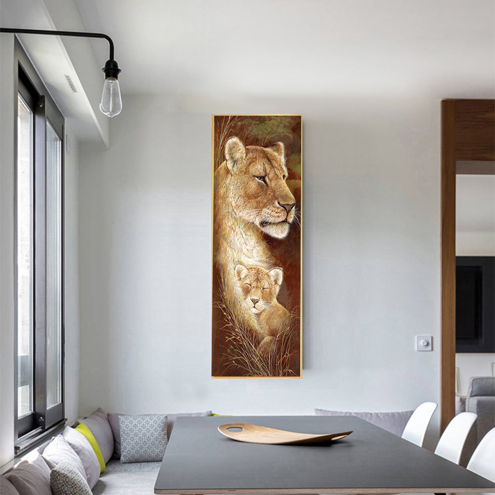 Leopard - Full Square Drill Diamond Painting 20*50CM