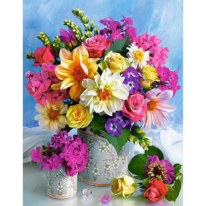 Vase - Full Square Drill Diamond Painting 50*60CM