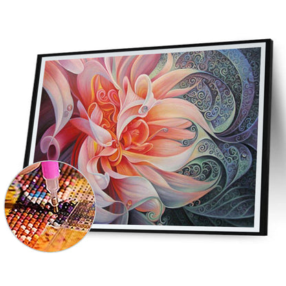 Flowing Flowers - Full Square Drill Diamond Painting 60*50CM