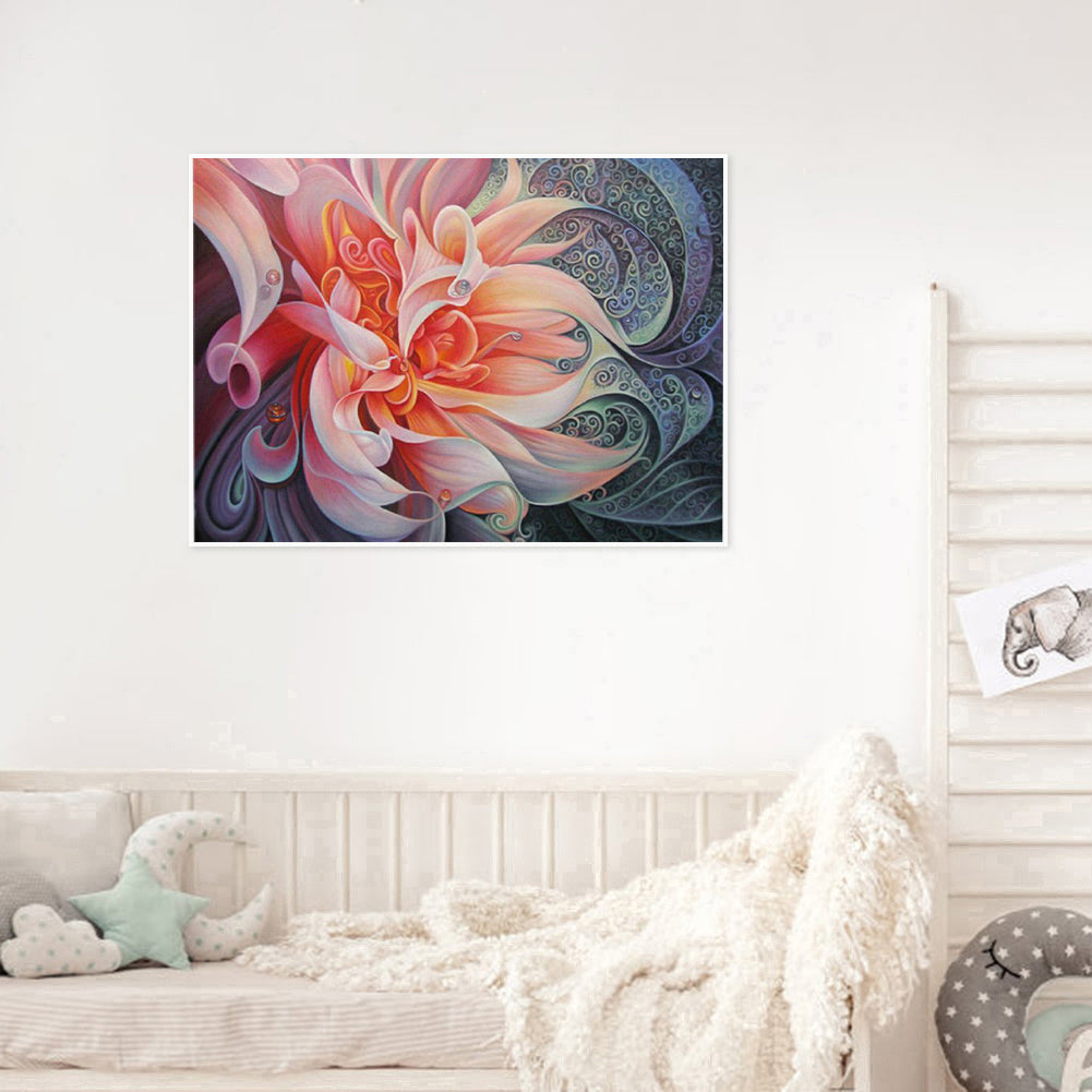 Flowing Flowers - Full Square Drill Diamond Painting 60*50CM