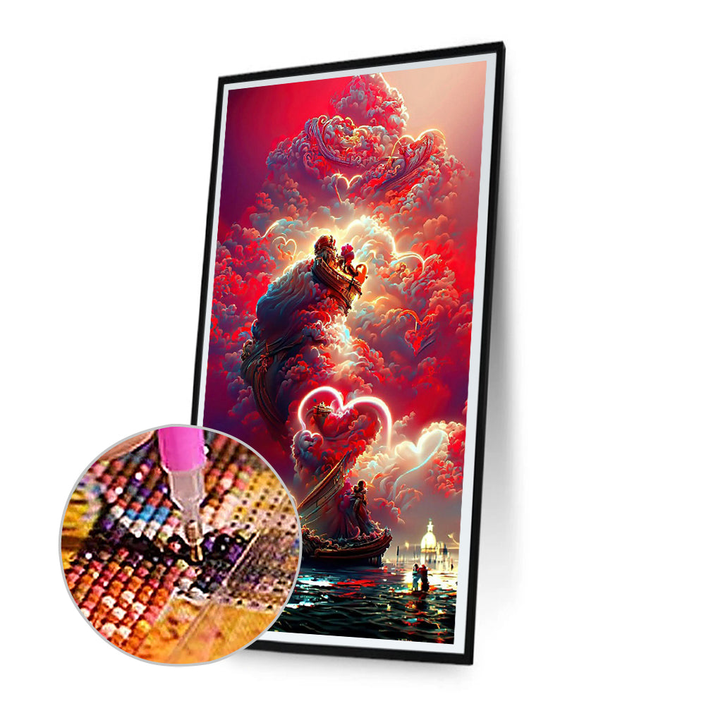 Dream Love Clouds - Full Square Drill Diamond Painting 40*70CM