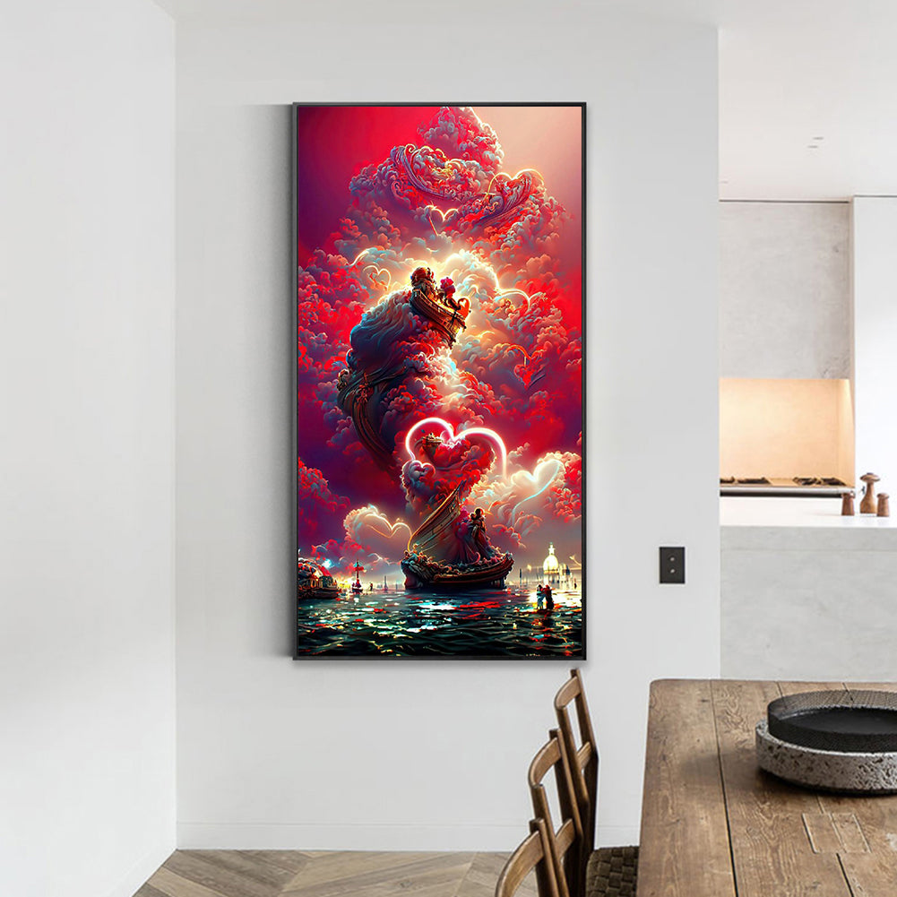 Dream Love Clouds - Full Square Drill Diamond Painting 40*70CM