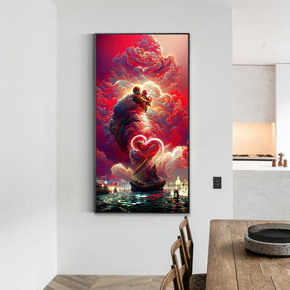 Dream Love Clouds - Full Square Drill Diamond Painting 40*70CM