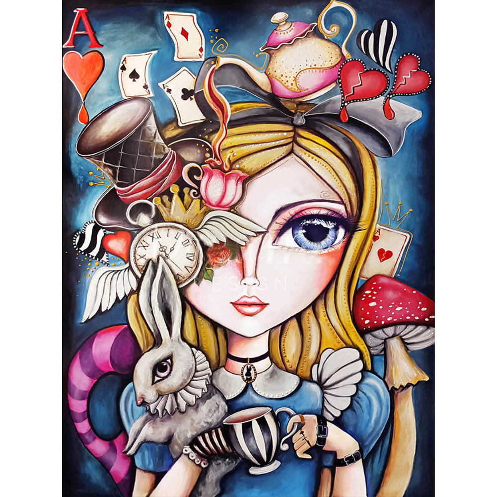 Fantasy Girl - Full Round Drill Diamond Painting 30*40CM