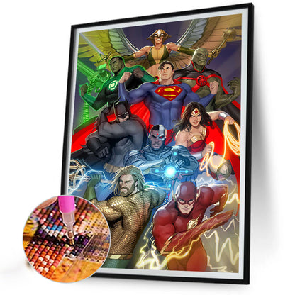 Marvel Superheroes - Full Round Drill Diamond Painting 40*50CM