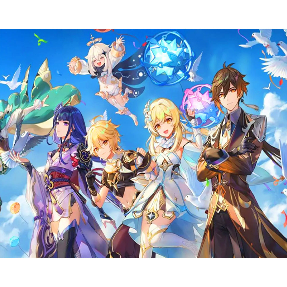 Original God Poster - Full Round Drill Diamond Painting 50*40CM