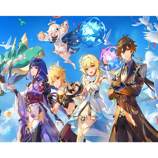 Original God Poster - Full Round Drill Diamond Painting 50*40CM