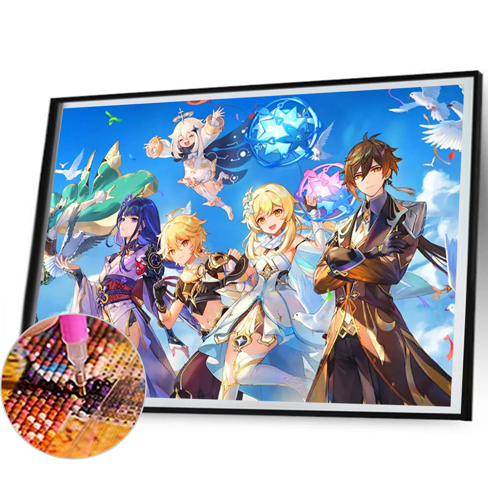 Original God Poster - Full Round Drill Diamond Painting 50*40CM