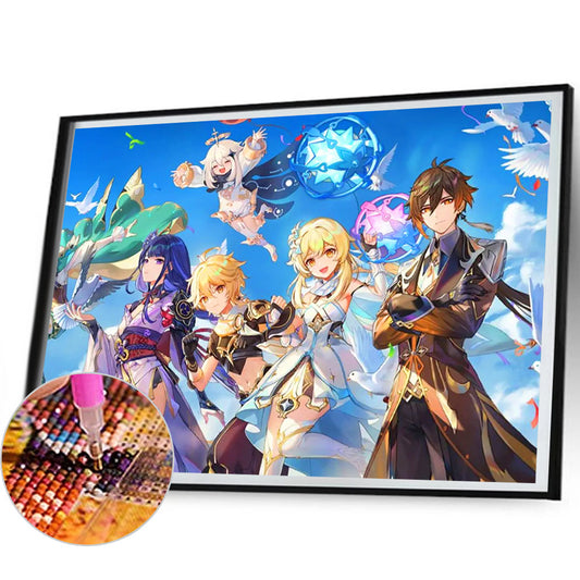 Original God Poster - Full Round Drill Diamond Painting 50*40CM