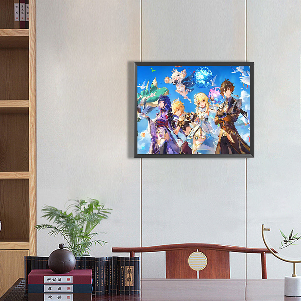 Original God Poster - Full Round Drill Diamond Painting 50*40CM