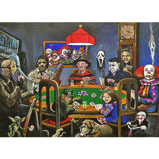 Horror Card Game - Full Round Drill Diamond Painting 40*30CM