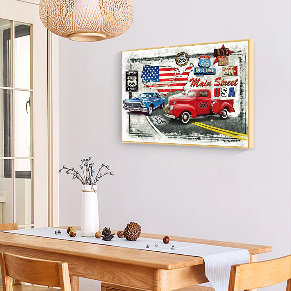 Motel - Full Round Drill Diamond Painting 50*40CM