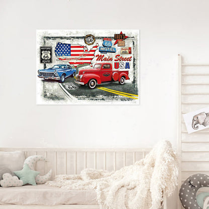 Motel - Full Round Drill Diamond Painting 50*40CM