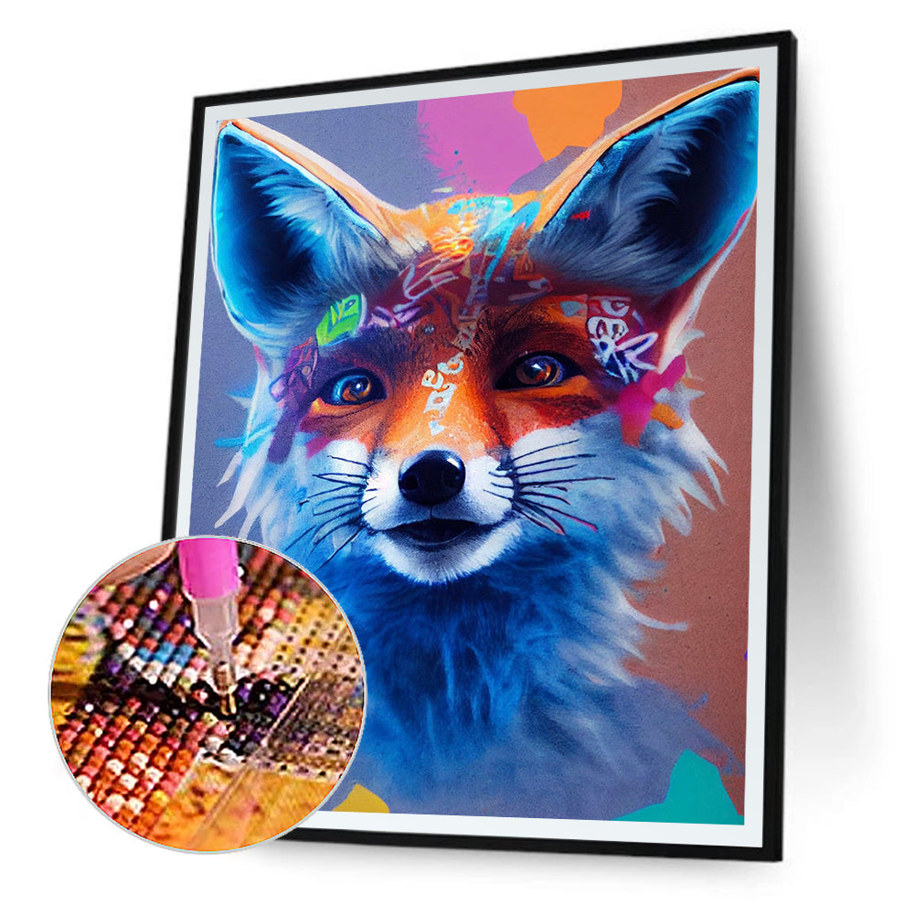 Fox - Full Round Drill Diamond Painting 30*40CM