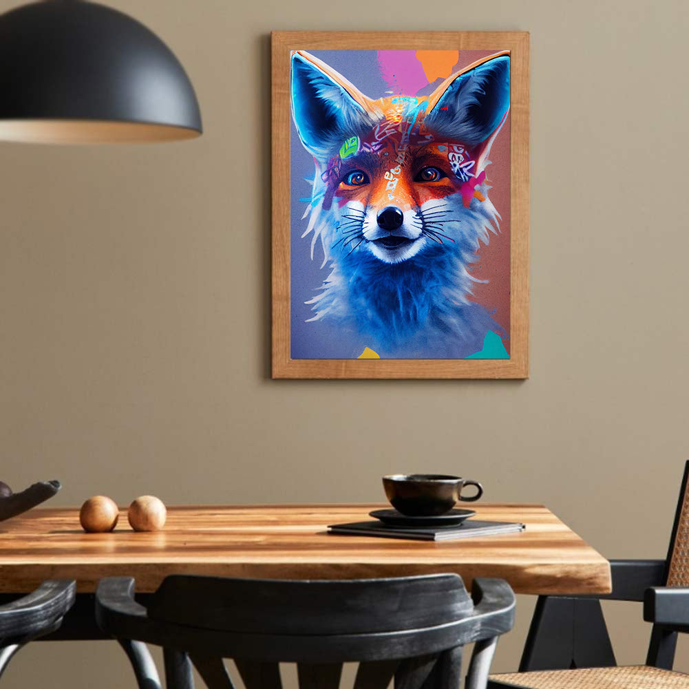 Fox - Full Round Drill Diamond Painting 30*40CM