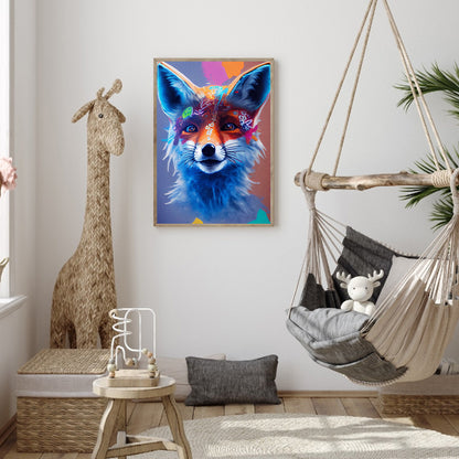 Fox - Full Round Drill Diamond Painting 30*40CM