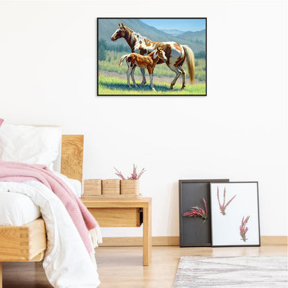 Horse - Full Round Drill Diamond Painting 50*40CM