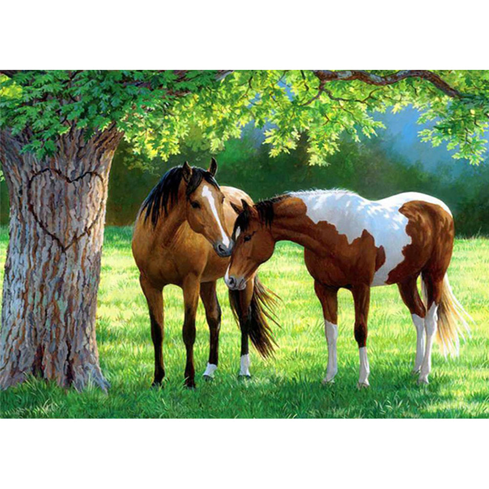 Horse - Full Round Drill Diamond Painting 50*40CM