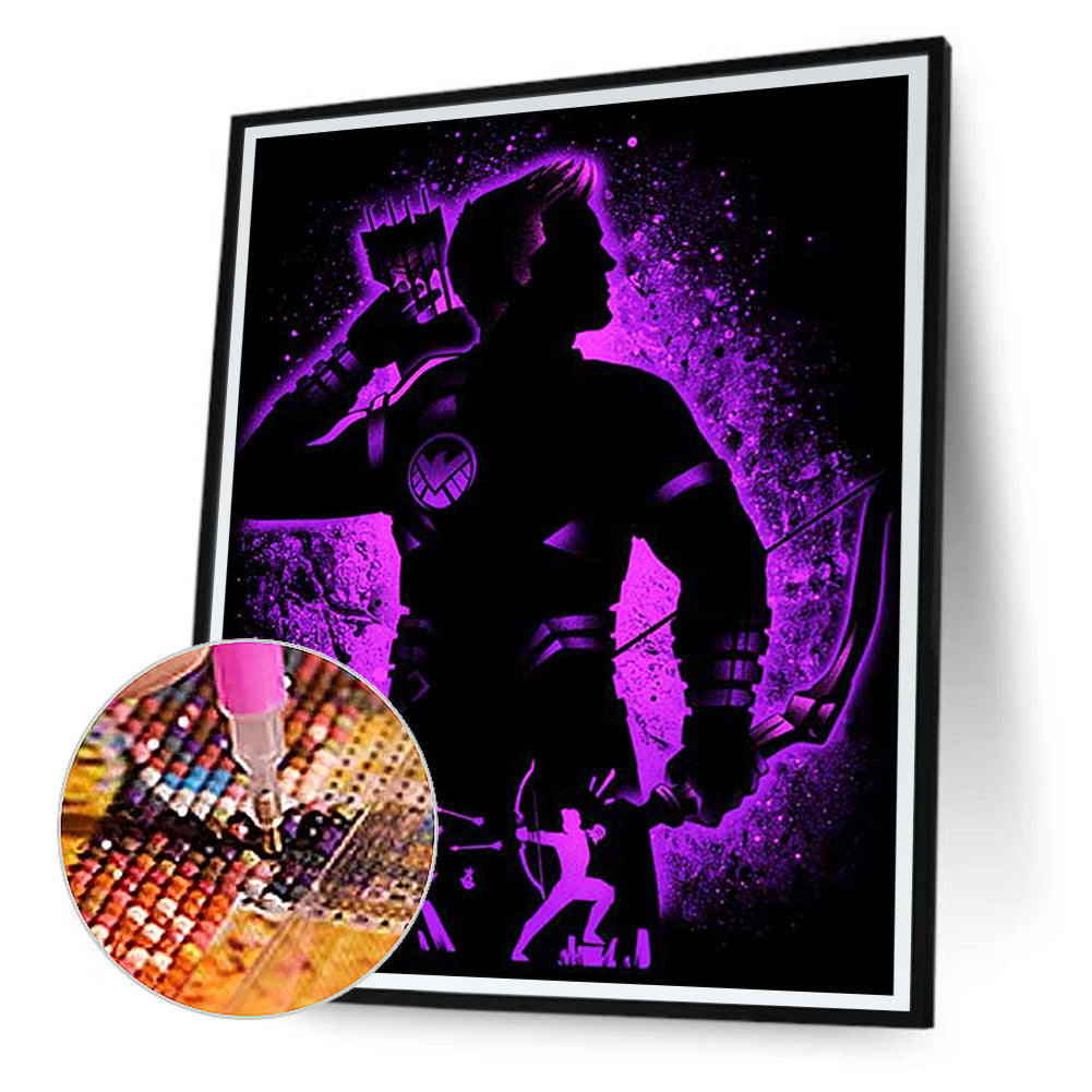 Panther Silhouette - Full Square Drill Diamond Painting 40*50CM