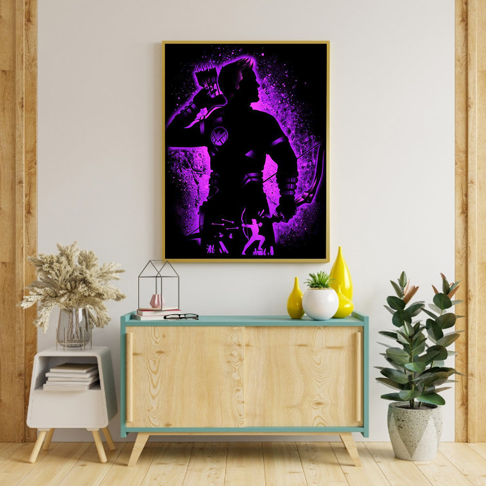 Panther Silhouette - Full Square Drill Diamond Painting 40*50CM