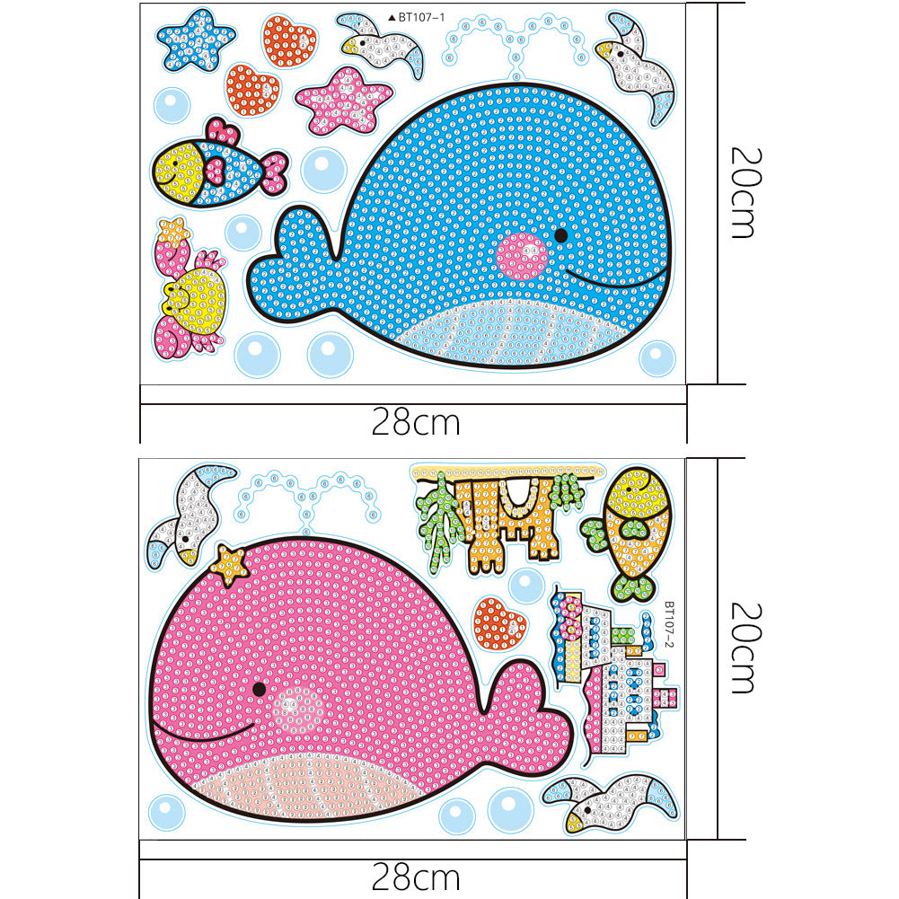 Luminous Diamonds Mosaic Paster Art Crafts DIY Mosaic Paster for Adults Beginner