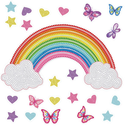 Luminous Diamonds Mosaic Paster Art Crafts DIY Mosaic Paster for Adults Beginner