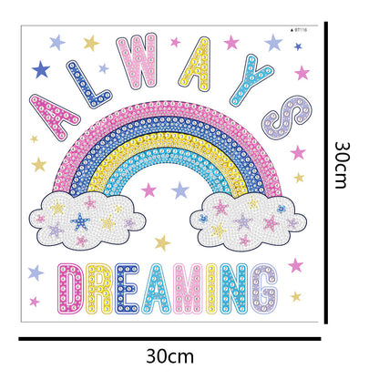 Luminous Diamonds Mosaic Paster Art Crafts DIY Mosaic Paster for Adults Beginner