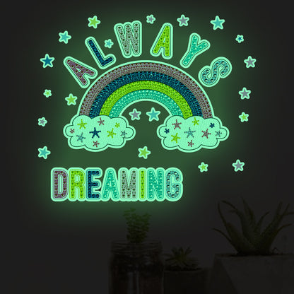 Luminous Diamonds Mosaic Paster Art Crafts DIY Mosaic Paster for Adults Beginner