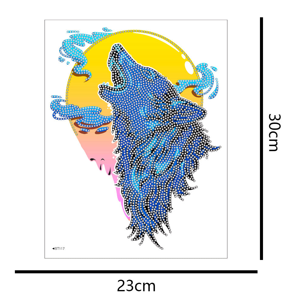 Luminous Diamonds Mosaic Paster Art Crafts DIY Mosaic Paster for Adults Beginner