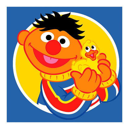 Sesame Street - Full Round Drill Diamond Painting 30*30CM