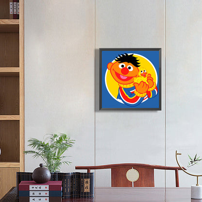 Sesame Street - Full Round Drill Diamond Painting 30*30CM