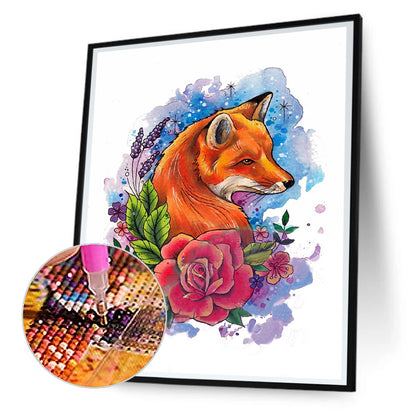 Color Fox - Full Round Drill Diamond Painting 30*40CM