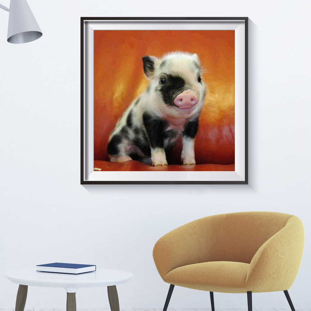 Little Pig - Full Round Drill Diamond Painting 50*50CM