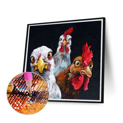 Rooster - Full Round Drill Diamond Painting 50*50CM