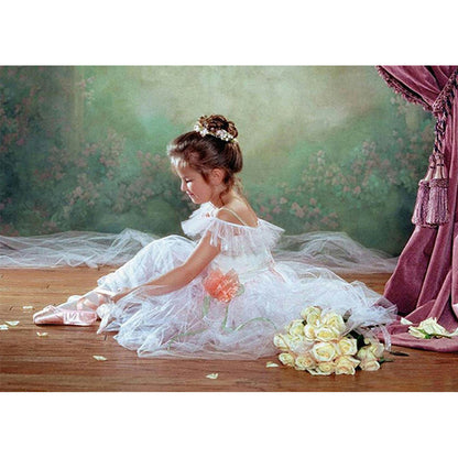 Ballet Girl - Full Round Drill Diamond Painting 50*40CM