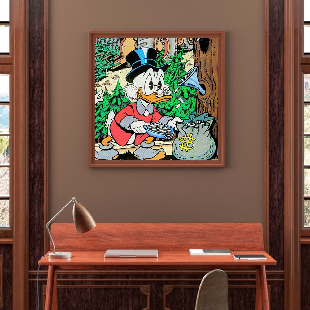 Donald Duck - Full Round Drill Diamond Painting 50*50CM