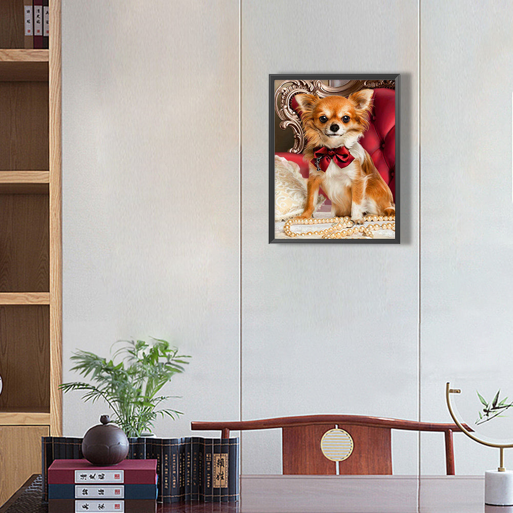 Chihuahua - Full Square Drill Diamond Painting 30*40CM