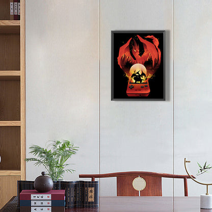 Pokemon Charizard Silhouette - Full Square Drill Diamond Painting 30*40CM