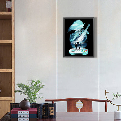The Legend Of Zelda Silhouette - Full Square Drill Diamond Painting 30*40CM