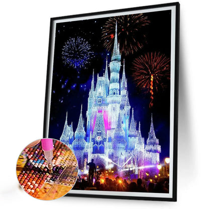 Ice Castle - Full Square Drill Diamond Painting 40*50CM