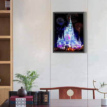 Ice Castle - Full Square Drill Diamond Painting 40*50CM
