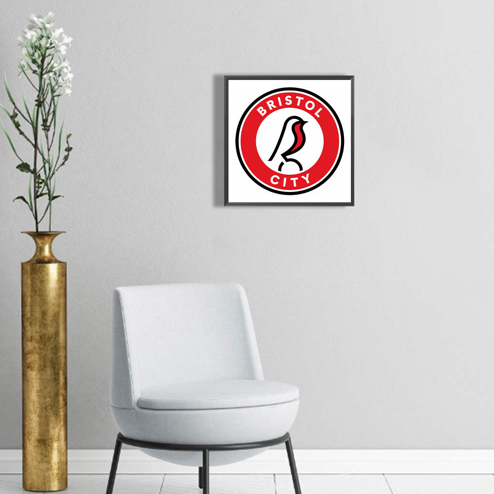 Bristol City Football Club - Full Round Drill Diamond Painting 30*30CM