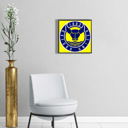 Oxford United Football - Full Round Drill Diamond Painting 30*30CM