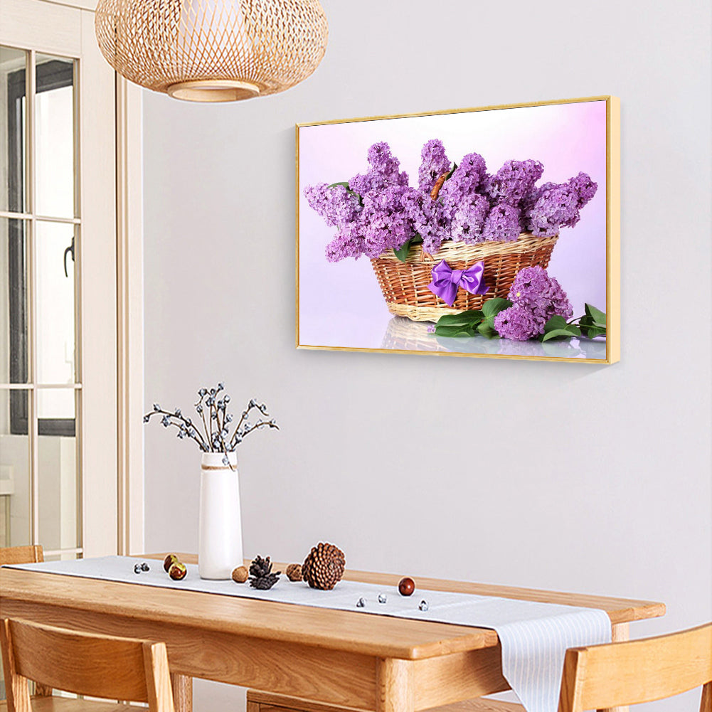 Hydrangea - Full Round Drill Diamond Painting 40*30CM