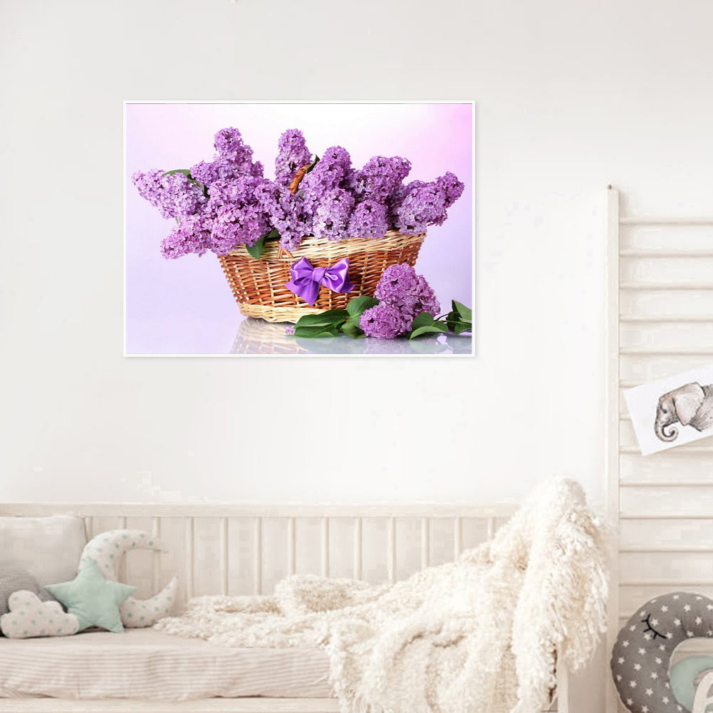 Hydrangea - Full Round Drill Diamond Painting 40*30CM