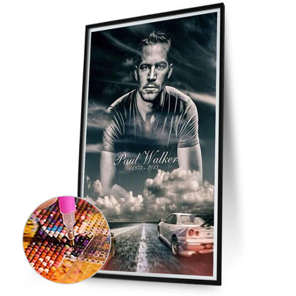 Paul Walker - Full Round Drill Diamond Painting 40*70CM